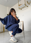 Nora Oversize Takım Lacivert 