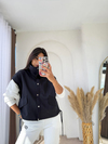 Oversize Scuba Yelek Lacivert 