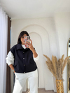 Oversize Scuba Yelek Lacivert 