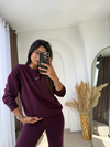 Oys Eşofman Takım Bordo