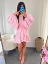 Poplin ELBİSE TOZPEMBE