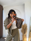 Premium Bomber Takım Haki