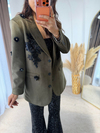 Premium Kadife Payetli Blazer