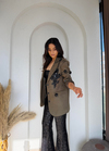 Premium Kadife Payetli Blazer