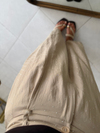Taşlı Baggy Pantolon Bej 