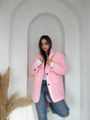 Tozpembe Oversize Kaşe Kaban