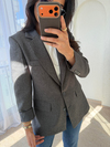 Yünefekt Blazer Antrasit