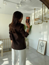 Zara  Kahverengi Blazer(Fular Hediyeli)