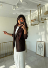 Zara  Kahverengi Blazer(Fular Hediyeli)