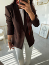 Zara  Kahverengi Blazer(Fular Hediyeli)