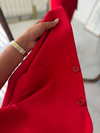 Zara Model Vatkalı Yelek Takım Kırmızı