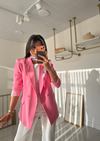 Zara Pembe Blazer Ceket(fular hediyeli)