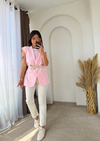 Zara Vatkalı Yelek Tozpembe