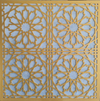 Asma Tavan Dekoratif Pvc Panel Selçuk Altın 60x60 20 Adet