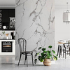 Kendinden Yapışkanlı Beyaz Mermer Desenli Pvc Panel 60x60 cm 5 Adet