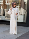 KETEN PULLU KİMONO ABAYA