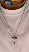 Owl eyes kolye