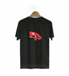 1 Mayıs Emek Ve Dayanışma Bayraklı Emekçi Baskılı Bisiklet Yaka T-shirt - Siyah