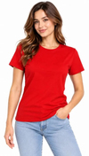 Basic Tişört Bisiklet Yaka Kısa Kol Günlük Yazlık Slim Fit T-Shirt