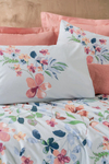 Cotton Box Modeline Çift Kişilik Nevresim Takımı Bluebell Somon