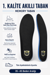JY001 Memory Foam Hafızalı Darbe Emici Konforlu Ayakkabı Tabanlığı (Kadın/Erkek) Siyah