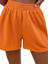 Kadın Askılı Yuvarlak Yakalı Burgu Krop Ve Bluz Short Ikili Takım