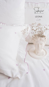 Şaheser Home Collection Jakarlı Nevresim Takımı Çift Kişilik Leona Lila