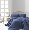 Şaheser Home Collection Jakarlı Yatak Örtüsü Seti Liv Lacivert