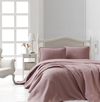 Şaheser Home Collection Jakarlı Yatak Örtüsü Seti Liv Pudra