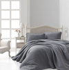 Şaheser Home Collection Jakarlı Yatak Örtüsü Seti Liv Gri
