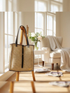 Burché Naturel Tote Örgü  Çanta