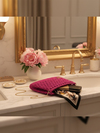 Burché Pink Amélie Clutch Çanta