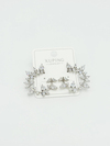 Silver Kristal Taşlı Küpe