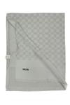 Aker Elegance Monogram Şal - Açık Taş 974