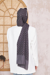 Aker Elegance Monogram Şal - Füme 913