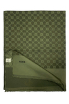 Aker Elegance Monogram Şal - Haki Yeşil 934
