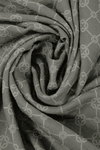 Aker Elegance Monogram Şal - Soft Taş 975