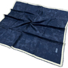 Aker İpek Eşarp - 7208713-922 Lacivert Krem Twill