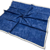 Aker İpek Eşarp - 7208713-923 - Gece Mavi Krem Twill