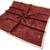 Aker İpek Eşarp - 7208713-941 Bordo Krem Twill