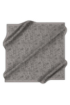 Aker İpek Eşarp - 8904713-914 Gri Siyah Twill