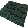 Aker İpek Eşarp - 8912713-951 Zümrüt Siyah Twill