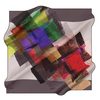 Aker İpek Eşarp - 8923713-971 Gri Twill