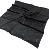 Aker İpek Eşarp - 8925713-914 Siyah Antrasit Twill