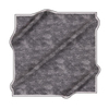 Aker İpek Eşarp - 8957713-913 Gümüş Siyah Twill