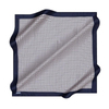 Aker İpek Eşarp - 8963713-921 Lacivert Ekru Twill