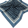 Aker İpek Eşarp - 8968713-913 Metalik Mavi Twill