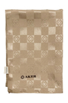 Aker Monogram Dama Şal - Koyu Bej 982