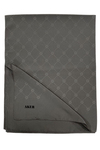 Aker Monogram Şal - Füme 974