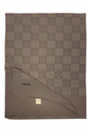 Aker Monogram Şal - Yeni Dama Desenli - Sütlü Kahve 981